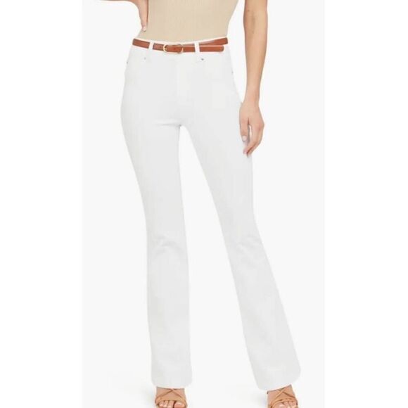 SPANX Flare White Jeans Reflect Your Style!  Size Large $148 - Picture 2 of 13